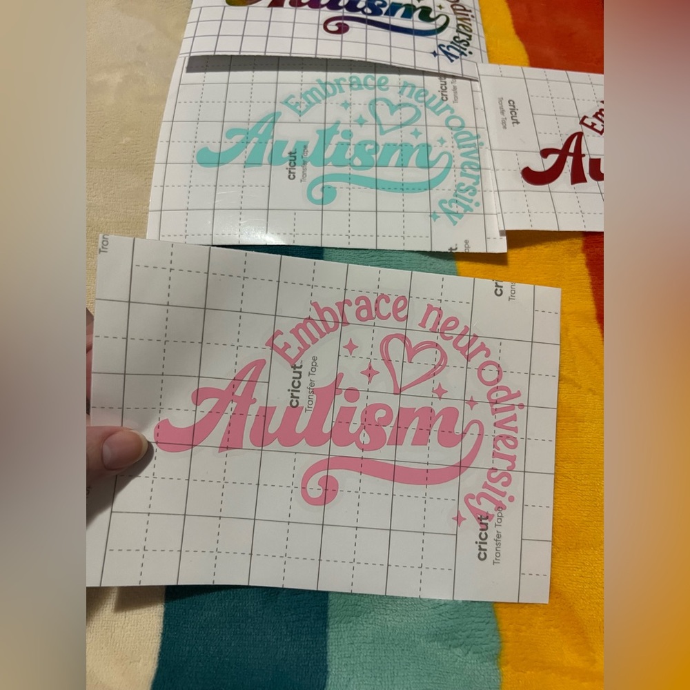 Autism Embrace Neurodiversity Vinyl Decal ✨